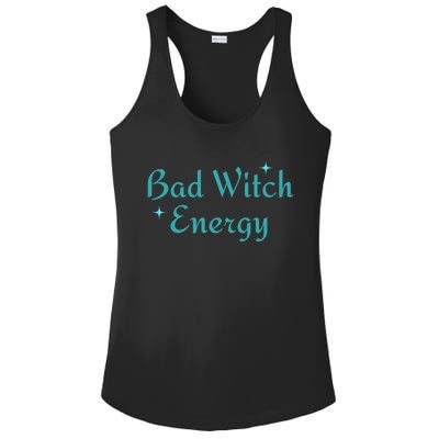 Bad Witch Energy For Halloween Party Matching Costume Gift Ladies PosiCharge Competitor Racerback Tank