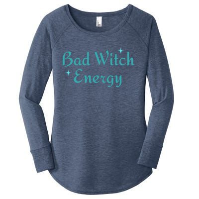 Bad Witch Energy For Halloween Party Matching Costume Gift Women's Perfect Tri Tunic Long Sleeve Shirt