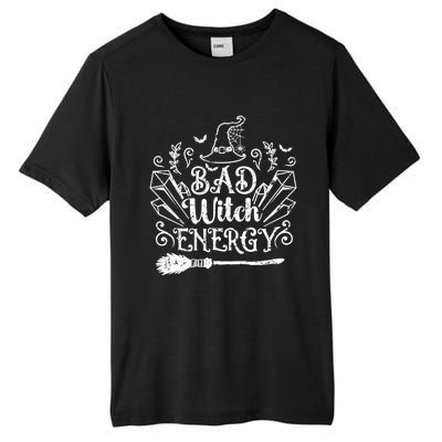 Bad Witch Energy Halloween Bad Attitude Crystal Herb Wiccan Cute Gift Tall Fusion ChromaSoft Performance T-Shirt