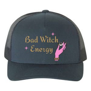 Bad Witch Energy Halloween Gift Yupoong Adult 5-Panel Trucker Hat