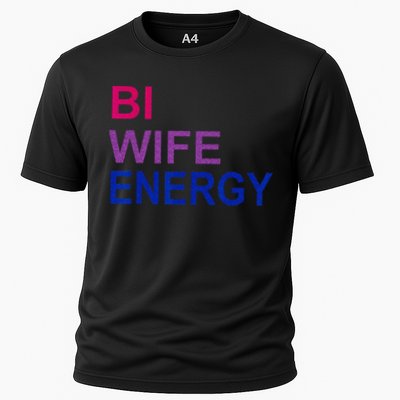 Bi Wife Energy Bisexual Bi Pride Performance Shirt
