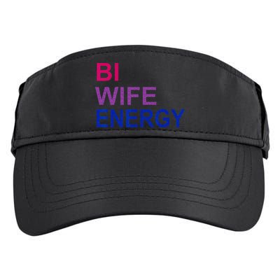 Bi Wife Energy Bisexual Bi Pride Adult Drive Performance Visor
