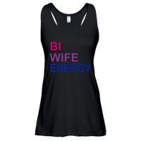 Bi Wife Energy Bisexual Bi Pride Ladies Essential Flowy Tank