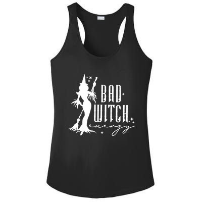 Bad Witch Energy Halloween Vintage Spooky Spooky Gift Ladies PosiCharge Competitor Racerback Tank