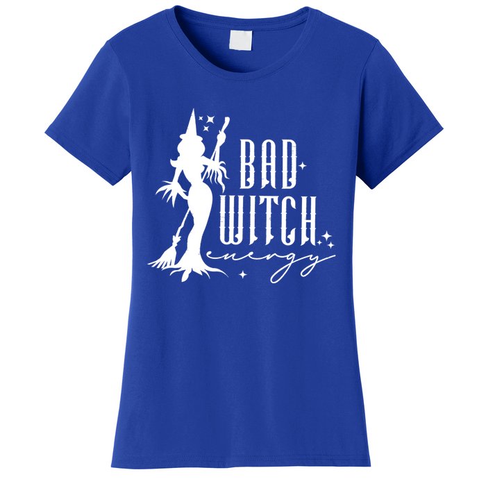 Bad Witch Energy Halloween Vintage Spooky Spooky Gift Women's T-Shirt