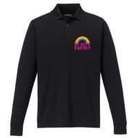 Bi Wife Energy Bisexual Pride Bisexual Flag Bi Pride Performance Long Sleeve Polo