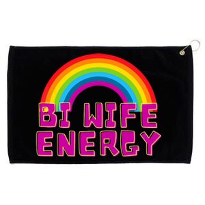 Bi Wife Energy Bisexual Pride Bisexual Flag Bi Pride Grommeted Golf Towel