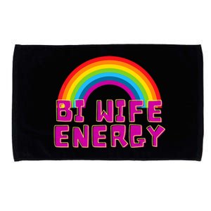 Bi Wife Energy Bisexual Pride Bisexual Flag Bi Pride Microfiber Hand Towel