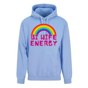 Bi Wife Energy Bisexual Pride Bisexual Flag Bi Pride Unisex Surf Hoodie