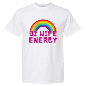 Bi Wife Energy Bisexual Pride Bisexual Flag Bi Pride Garment-Dyed Heavyweight T-Shirt