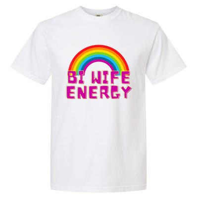 Bi Wife Energy Bisexual Pride Bisexual Flag Bi Pride Garment-Dyed Heavyweight T-Shirt