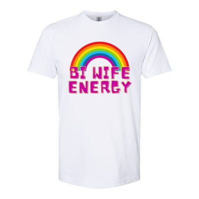 Bi Wife Energy Bisexual Pride Bisexual Flag Bi Pride Softstyle® CVC T-Shirt