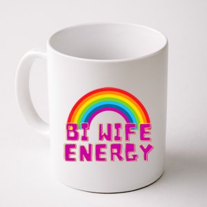 Bi Wife Energy Bisexual Pride Bisexual Flag Bi Pride Coffee Mug