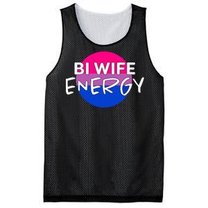 Bi Wife Energy Bisexual Pride Bisexual Flag Bi Pride Mesh Reversible Basketball Jersey Tank