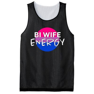 Bi Wife Energy Bisexual Pride Bisexual Flag Bi Pride Mesh Reversible Basketball Jersey Tank