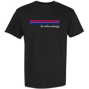 Bi Wife Energy Bisexual Pride Flag Bisexuality LGBTQ Garment-Dyed Heavyweight T-Shirt