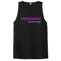 Bi Wife Energy Bisexual Pride Flag Bisexuality LGBTQ PosiCharge Competitor Tank