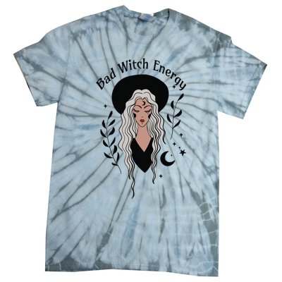 Bad Witch Energy Witchy Halloween Witchcore Cute Gift Tie-Dye T-Shirt