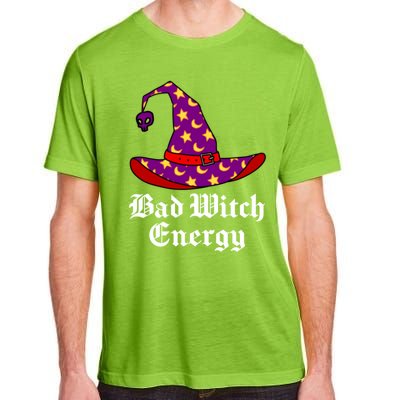 Bad Witch Energy Salem Witches Hat Halloween Spells Potions Cool Gift Adult ChromaSoft Performance T-Shirt