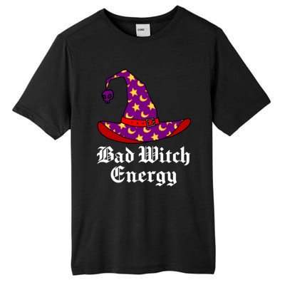 Bad Witch Energy Salem Witches Hat Halloween Spells Potions Cool Gift Tall Fusion ChromaSoft Performance T-Shirt