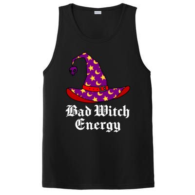 Bad Witch Energy Salem Witches Hat Halloween Spells Potions Cool Gift PosiCharge Competitor Tank