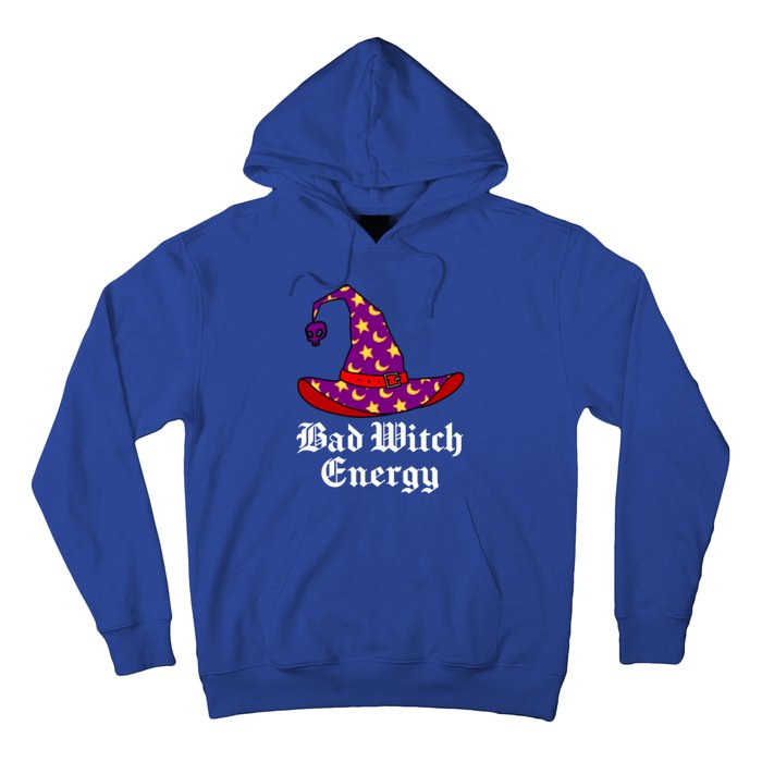 Bad Witch Energy Salem Witches Hat Halloween Spells Potions Cool Gift Hoodie