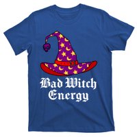 Bad Witch Energy Salem Witches Hat Halloween Spells Potions Cool Gift T-Shirt