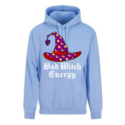 Bad Witch Energy Salem Witches Hat Halloween Spells Potions Cool Gift Unisex Surf Hoodie