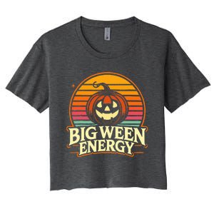 Big Ween Energy Carved Pumpkins Women's Crop Top Tee