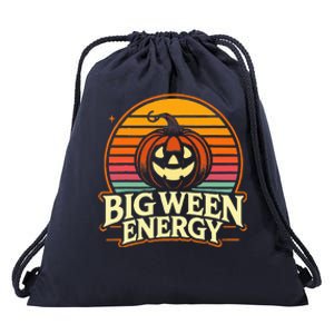 Big Ween Energy Carved Pumpkins Drawstring Bag