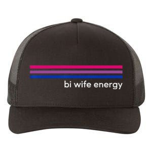 Bi Wife Energy Bisexual Pride Flag Bisexuality LGBTQ Yupoong Adult 5-Panel Trucker Hat