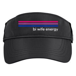 Bi Wife Energy Bisexual Pride Flag Bisexuality LGBTQ Adult Drive Performance Visor