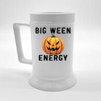 Big Ween Energy Spooky Pumpkin Face Halloween Beer Stein