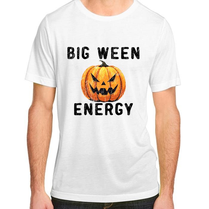 Big Ween Energy Spooky Pumpkin Face Halloween Adult ChromaSoft Performance T-Shirt