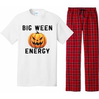 Big Ween Energy Spooky Pumpkin Face Halloween Pajama Set