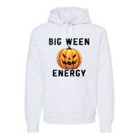 Big Ween Energy Spooky Pumpkin Face Halloween Premium Hoodie