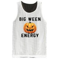 Big Ween Energy Spooky Pumpkin Face Halloween Mesh Reversible Basketball Jersey Tank