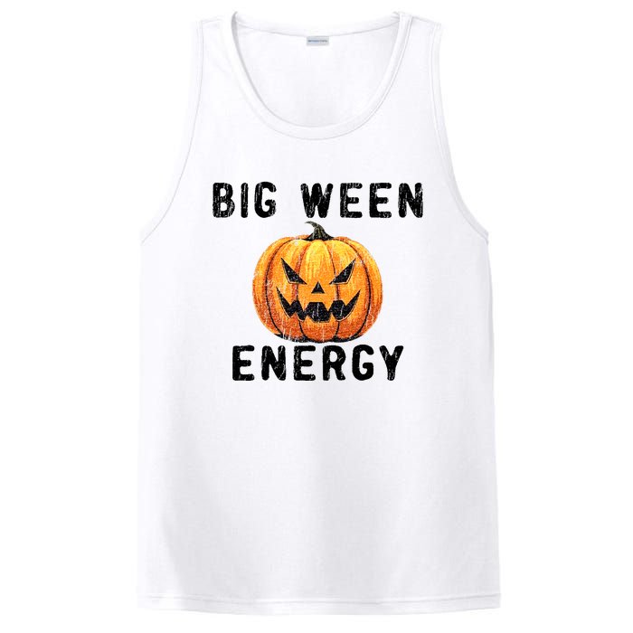 Big Ween Energy Spooky Pumpkin Face Halloween PosiCharge Competitor Tank