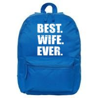 Best Wife Ever Gift 16 in Basic Backpack