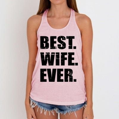 Best Wife Ever Gift Women's Knotted Racerback Tank