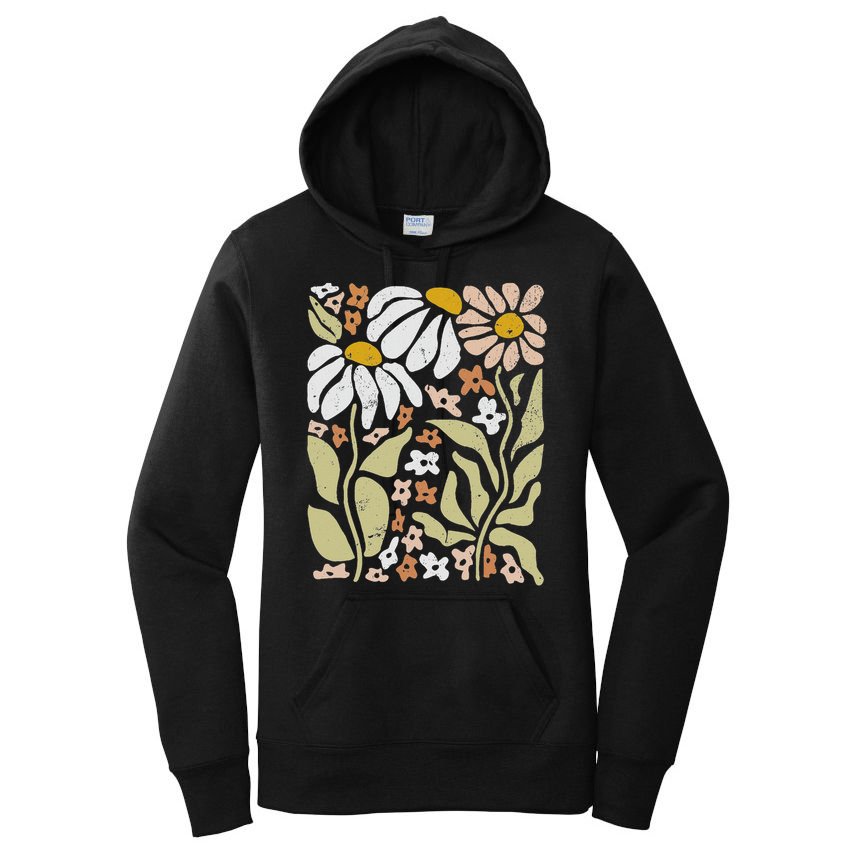 Boho Wildflowers Floral Nature Flower Women's Pullover Hoodie