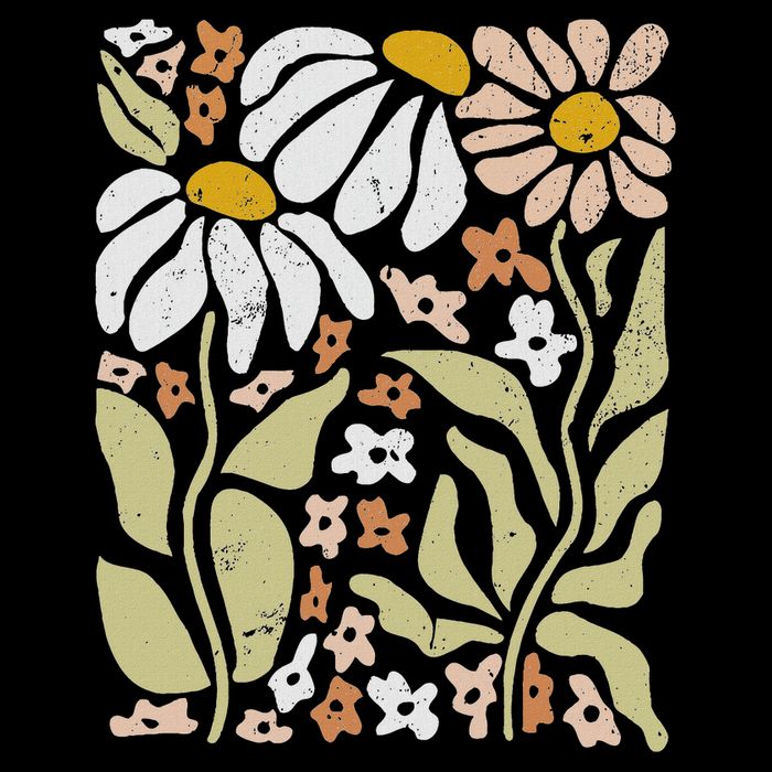 Boho Wildflowers Floral Nature Flower Visor