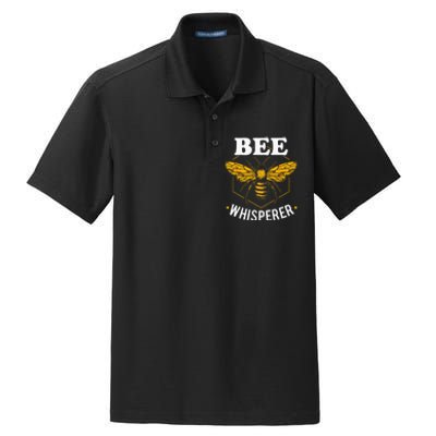 Bee Whisperer Funny Beekeeping & Beekeeper Dry Zone Grid Polo