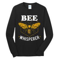 Bee Whisperer Funny Beekeeping & Beekeeper Tall Long Sleeve T-Shirt