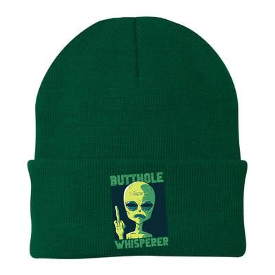 Butthole Whisperer Funny Aliens Sarcastic Adult Humour Knit Cap Winter Beanie