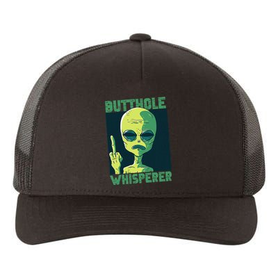 Butthole Whisperer Funny Aliens Sarcastic Adult Humour Yupoong Adult 5-Panel Trucker Hat