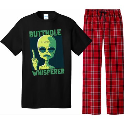 Butthole Whisperer Funny Aliens Sarcastic Adult Humour Pajama Set