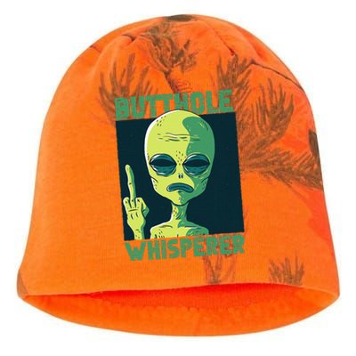 Butthole Whisperer Funny Aliens Sarcastic Adult Humour Kati - Camo Knit Beanie