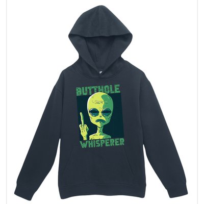 Butthole Whisperer Funny Aliens Sarcastic Adult Humour Urban Pullover Hoodie