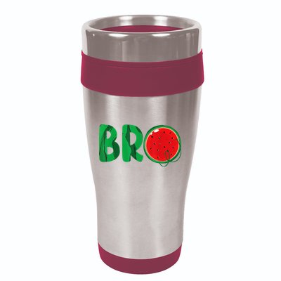 Bro Watermelon Funny Matching Family Summer Fruit Brother 16oz Travel Tumbler